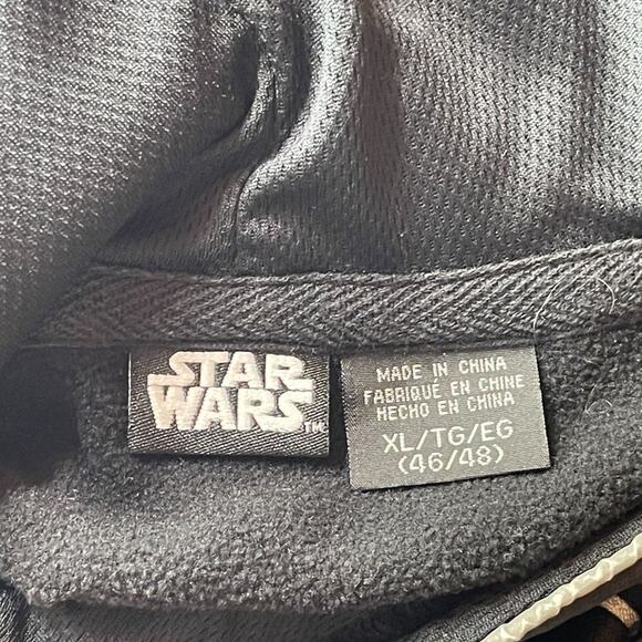 Star Wars Black Hoodie Sweatshirt Jacket Front Pockets Size XL (46/48) - Picture 5 of 11